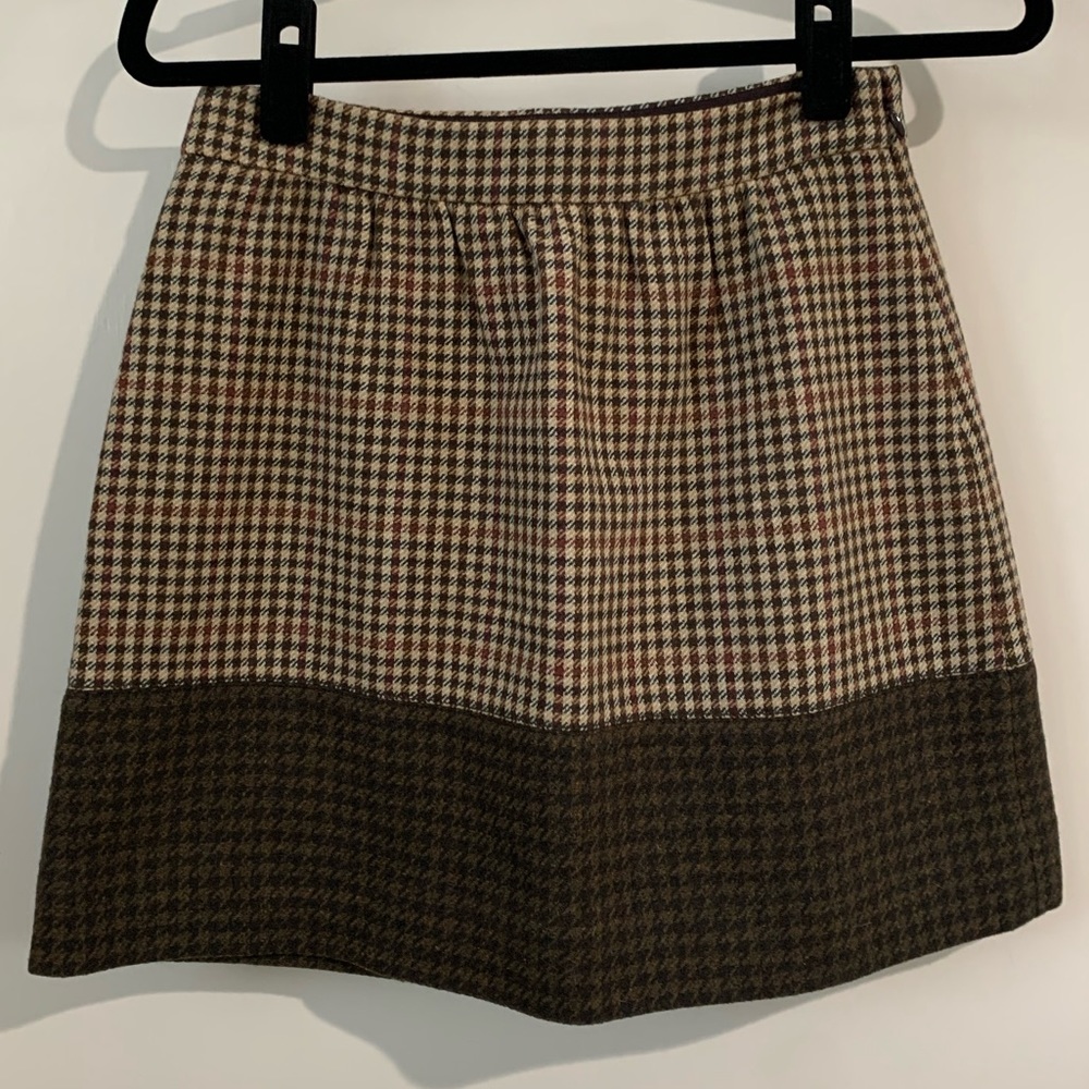J. Crew Mini Wool Skirt